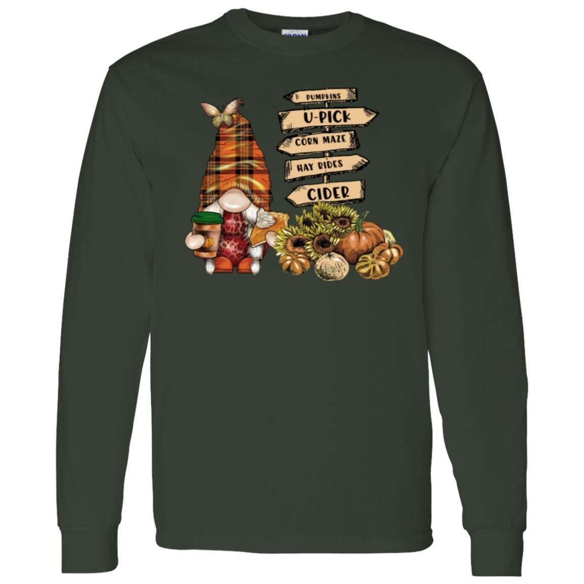 Gnome long sleeve Fall shirt