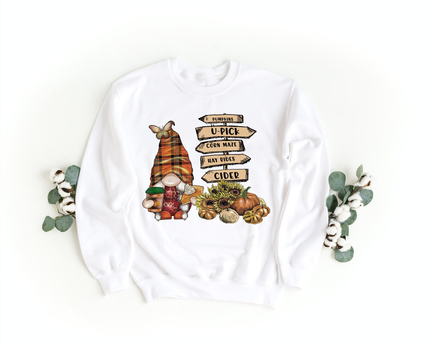 Gnome long sleeve Fall shirt