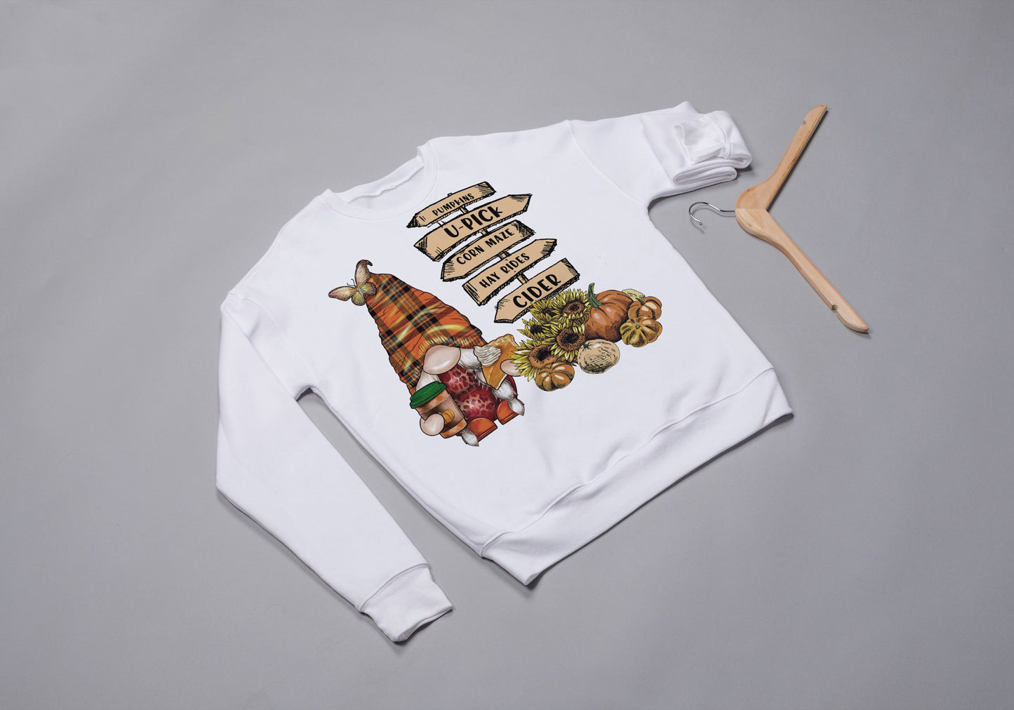 Gnome long sleeve Fall shirt