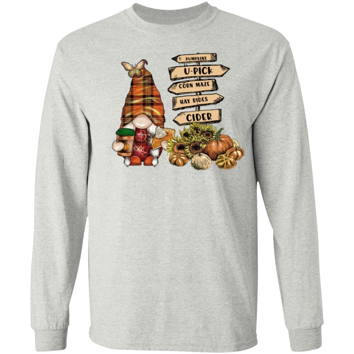 Gnome long sleeve Fall shirt