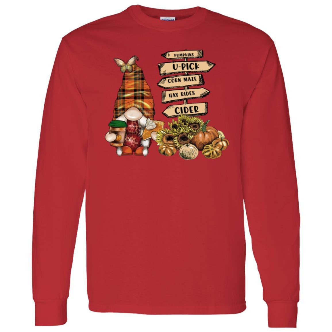 Gnome long sleeve Fall shirt