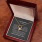 Forever Love Necklace with Soulmate Personalized Message Card