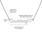 Name Necklace with heart