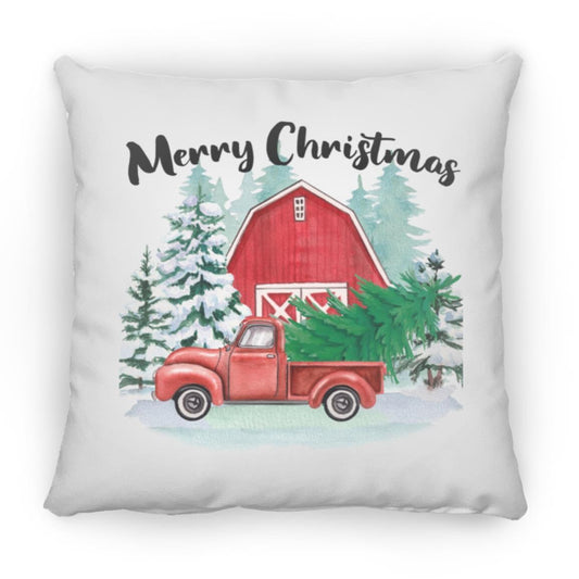 Merry Christmas Country Winter Pillow