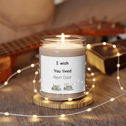 I wish you were here scented Soy Candle